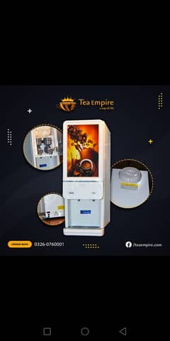 we have All kind of Tea And coffee machines.