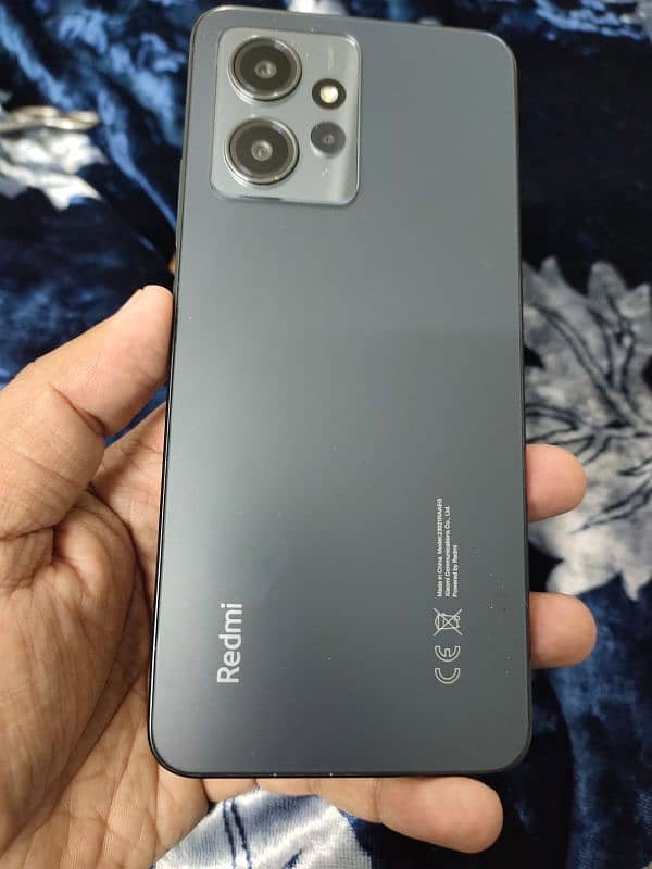 Redmi Note 12,Onyx Gray,8GB+4GB RAM,256GB ROM just like un touch, new 3