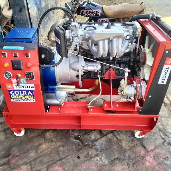 15 KVA new generator gas lpg patrol engine Toyota Indus Corolla 0