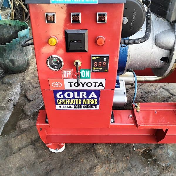 15 KVA new generator gas lpg patrol engine Toyota Indus Corolla 1