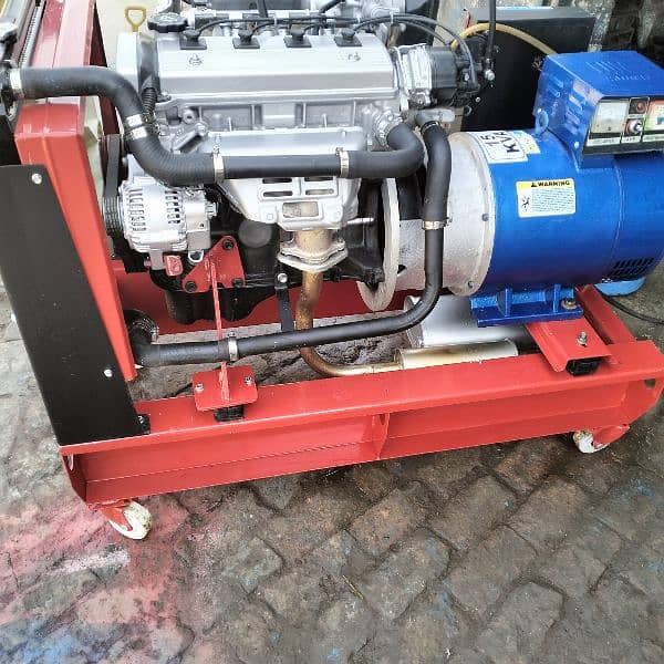 15 KVA new generator gas lpg patrol engine Toyota Indus Corolla 3