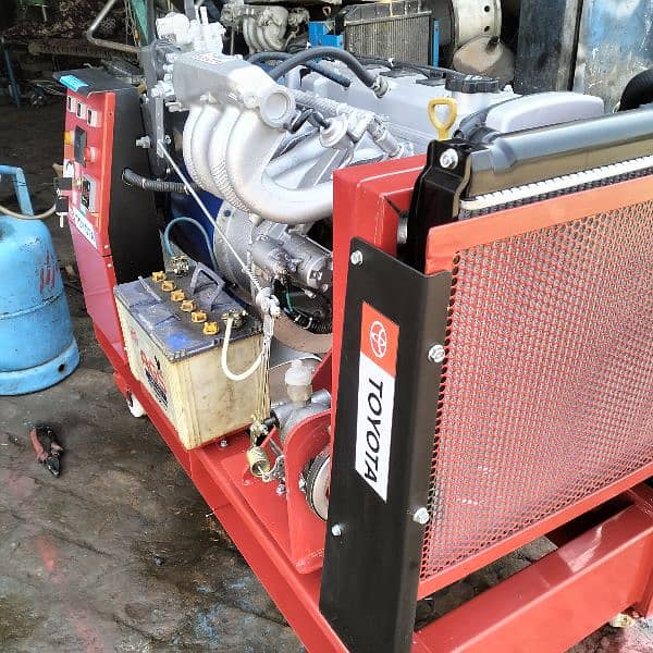 15 KVA new generator gas lpg patrol engine Toyota Indus Corolla 4