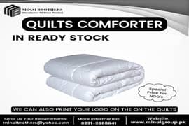 QUILTS COMFORTER (VICKY RAZAI) & RELIEF BLANKETS / DONATION FOR FLOOD.