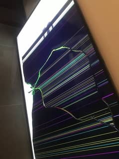 sony smart 4k led panel crack