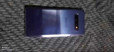 Galaxy S10 single Sim 8/128 computer approved glass Crack dot line