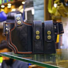 GENUINE LEATHER BELT HOLSTER