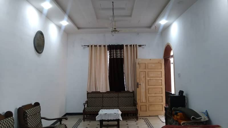 10 Marla New Fresh Single Storey House With Basement Big Hall For Sale 6