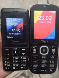 ITEL XMOBILE 2 DUAL SIM CELLPHONS BOTH