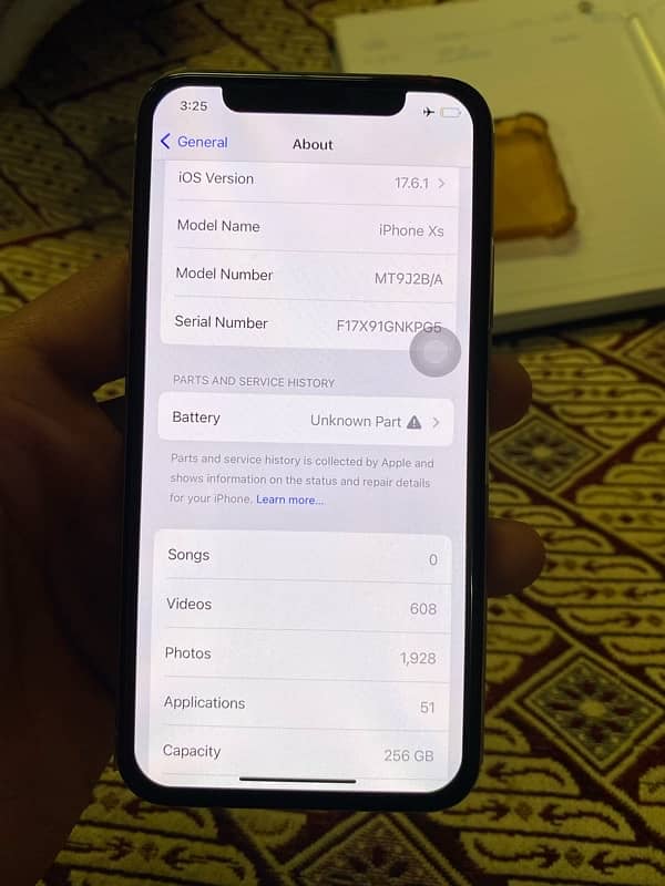 IPHONE XS 256gb PTA Approved 6