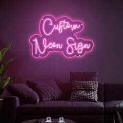 Custom made neon lights designs