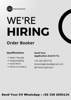 Required Order Booker