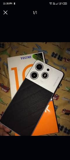 Tecno spark 10 pro leather edition