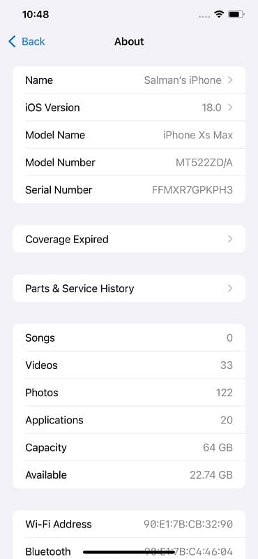 IPHONE XS MAX NON PTA GOLDEN GOOD CONDITION 6