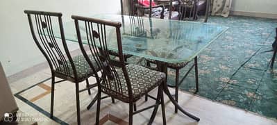 Dining table with 4 chairs urgent sale