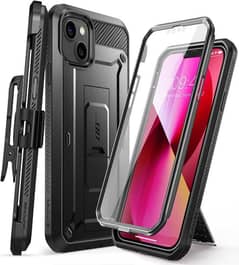 SUPCASE for iPhone 13 Case with Stand & Belt Clip Unicorn Beetle Pro