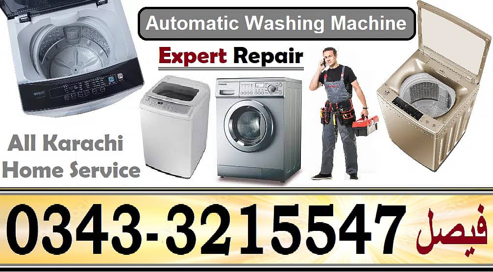 Automatic Washing machine Repair Experts Dawlance Samsung LG Haier PEL 0