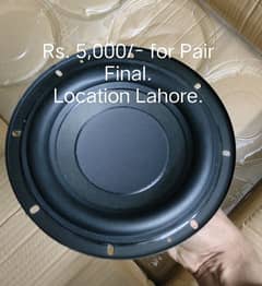 LG 7 inch Woofer Speaker Pair (2pcs) Brand New.  Price Final ha