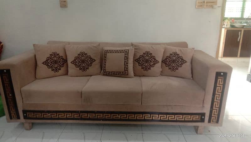 6 seater sofa set/ poshish sofa / wooden Sofa / velvet poshish sofa / 0