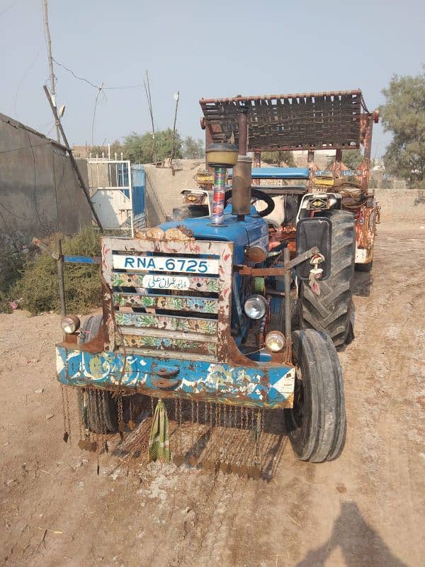 Ford 4600 with 8ft/18ft traly 3