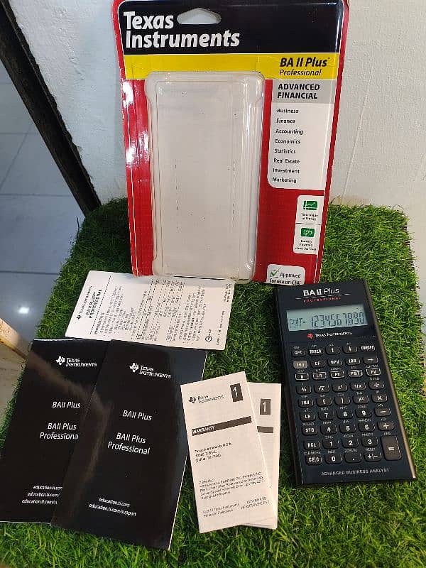 BA2 PLUS PROFESSIONAL FINANCIAL CALCULATOR TEXAS INSTRUMENTS 1