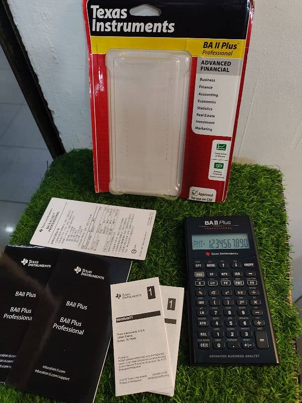 BA2 PLUS PROFESSIONAL FINANCIAL CALCULATOR TEXAS INSTRUMENTS 2