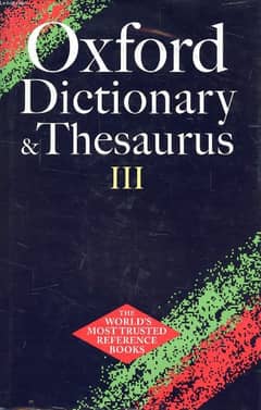 OXFORD DICTIONARY & THESAURUS III