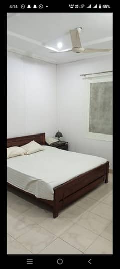 Fully furnished 2 Bedroom Available For Rent Near To High Court Multan AC, Almari, single Bed, Sofa -