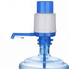 Hand Press Manual Water Dispenser Pump - Blue & White