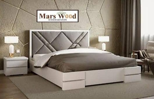 Bed / Bed set / King size Bed set / Double Bed set / Wooden Bed set 7