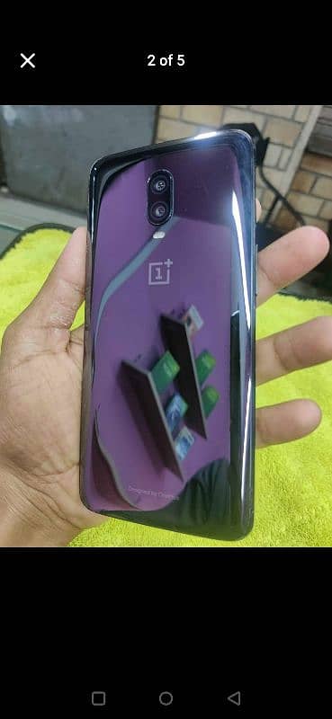 oneplus 6t dual sim black color 8/256 1