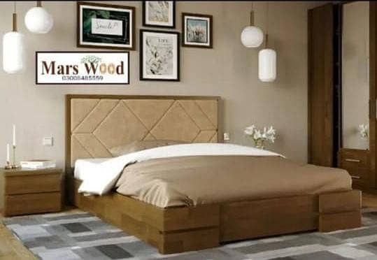 Bed / Bed set / King size Bed set / Double Bed set / Wooden Bed set 5