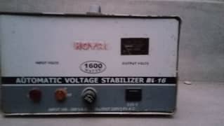 steblizer for refrigerator 1600 Watts.