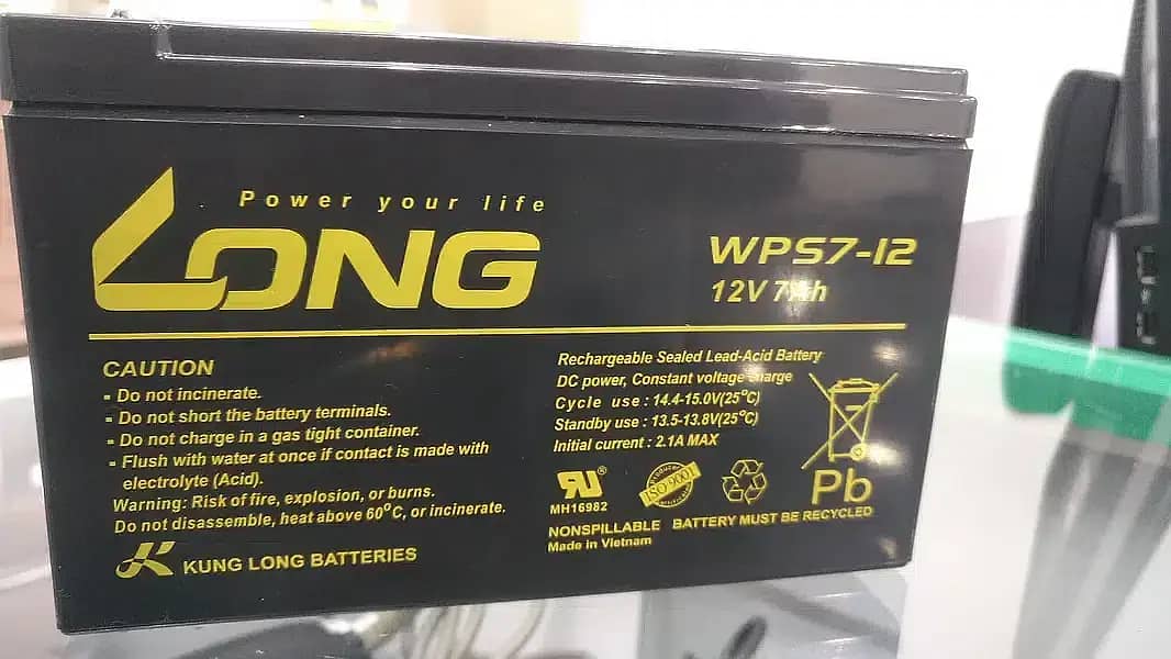 LONG 12V 7Ah batteries at best price 2