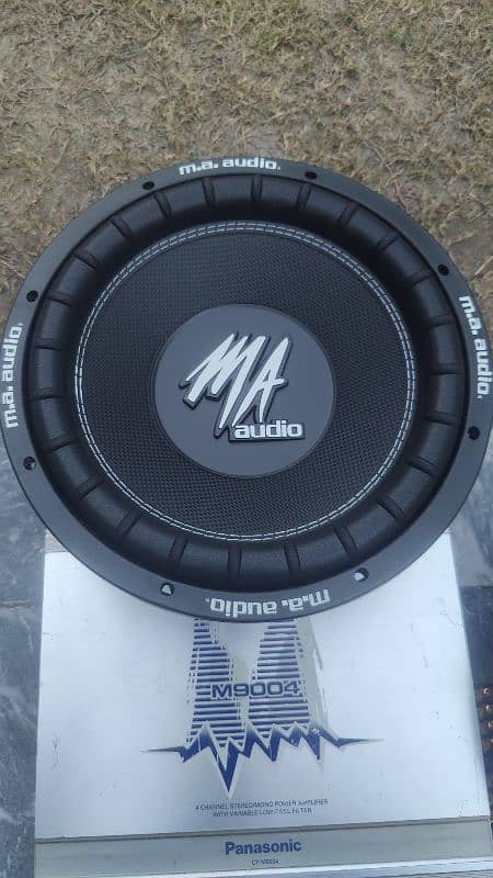 Car Sound System Alpine Speakers Woofer Amplifier 4