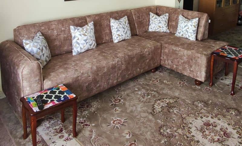 Selling Custom Made 6 seater L Shaped Sofa. 2