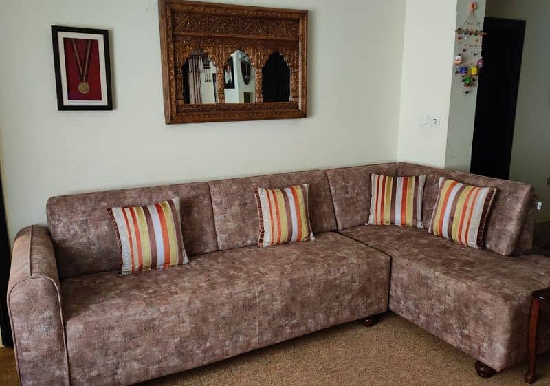 Selling Custom Made 6 seater L Shaped Sofa. 3