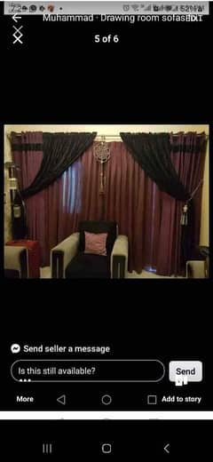 fancy drawing room curtains