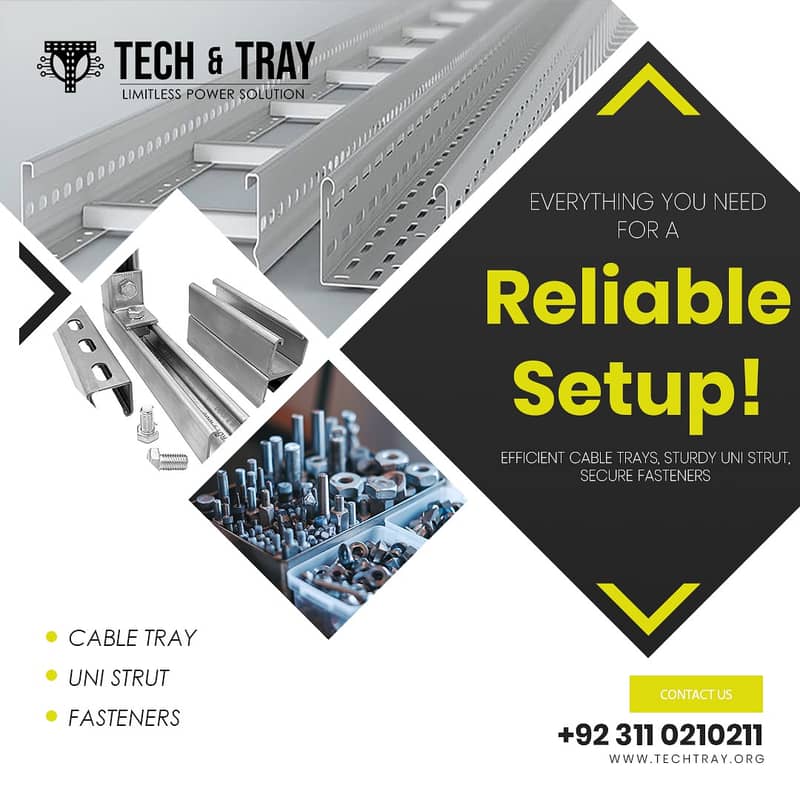 Cable Tray | Perforated, Ladder, Duct | Unistruts | Fasteners 0