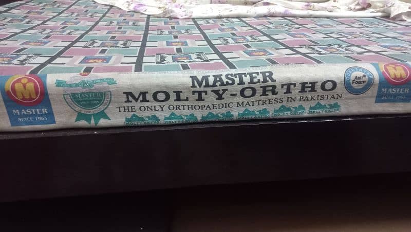 Master Molty Foam  ORTHO  Origional Molty 66×78  4inch Neat Condition 1