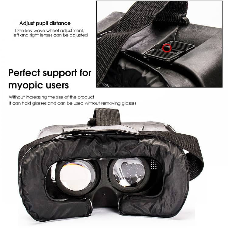 Vr Box – 3d Virtual Reality Box Adjustable Head Strap 3d Vr Headset 6