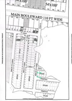 5 marla plot in D block AA4 Street new city phase-2