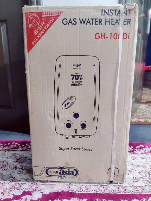 Super Asia Instant Geyser GH108 di (LPG) 0