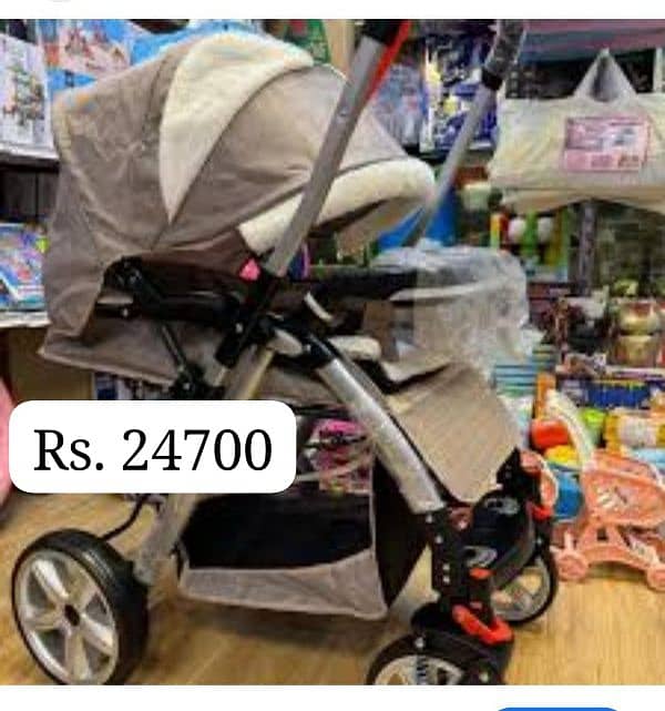 Twin's Stroller Baby Prams | 0337 0337 555 | Baby Walkers 3 in 1 LED 7