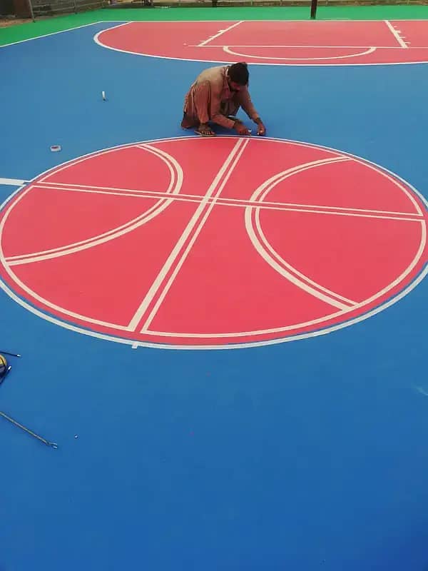 BasketBall Flooring|Badminton Flooring|Swings&Slide|TennisBallFlooring 13