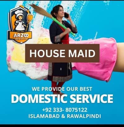 Arzoo home maid service Islamabad