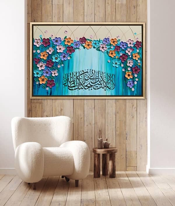 Textured Art with Resin modern handmade painting 2