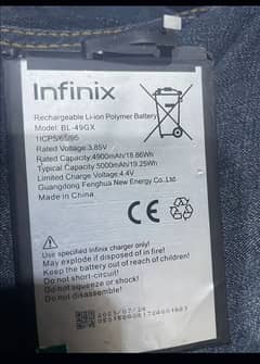 Infinix, tecno, oppo, vivo, realme original batteries