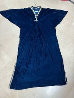 velvet kaftan