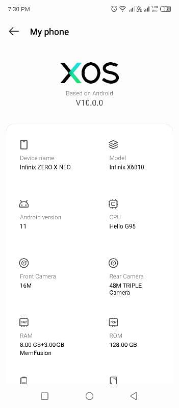 infinix zero x neo 6