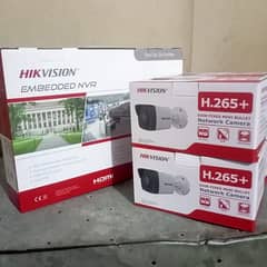 4mp hikvision ip camera and 8 channal nvr